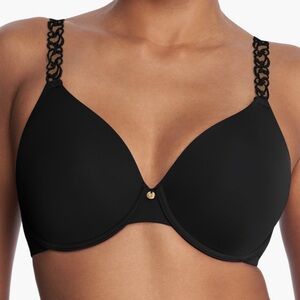 Natori Pure Luxe Black Underwire T-Shirt Bra NWOT